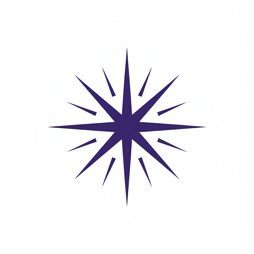Purple Sparkle Icon